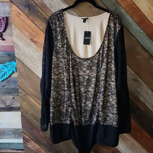 NWT Torrid 6X lace bodysuit